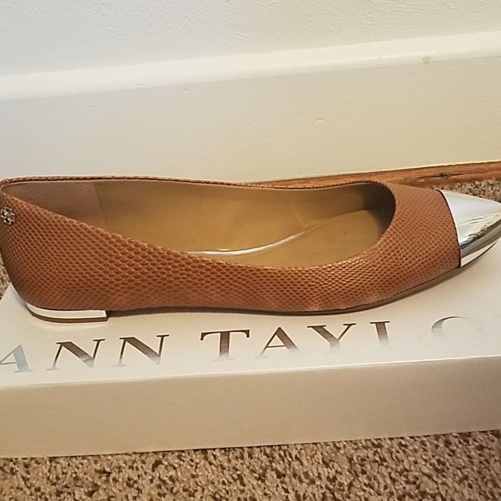 Vince Camuto Ann Taylor leather flats